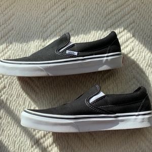 Van's Black Slip Ons